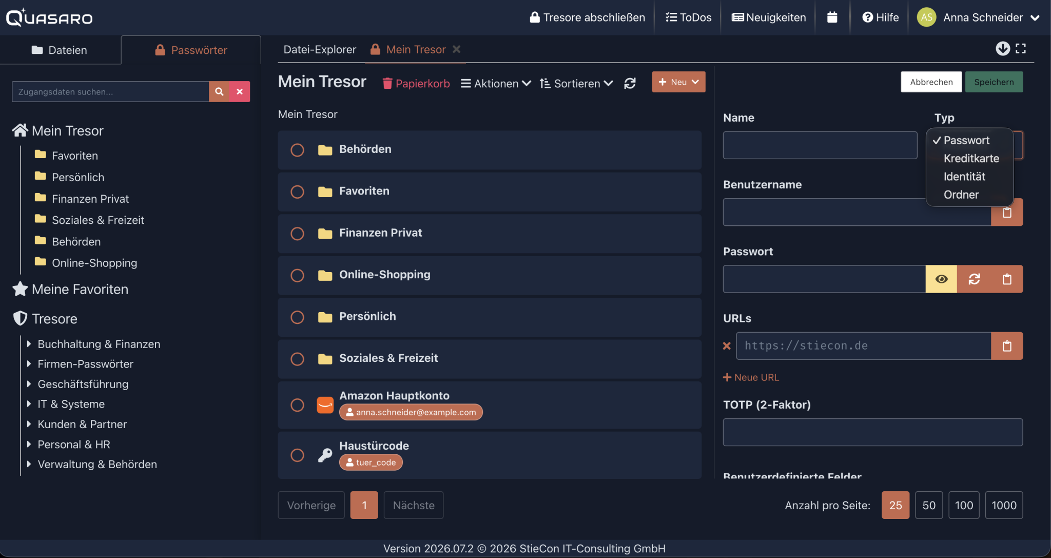 Eintrag: Screenshot