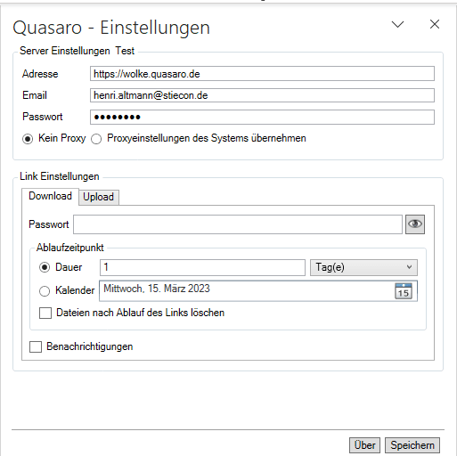 Einstellungen Outlook