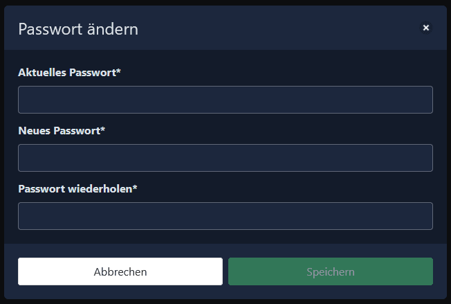 Passwort ändern